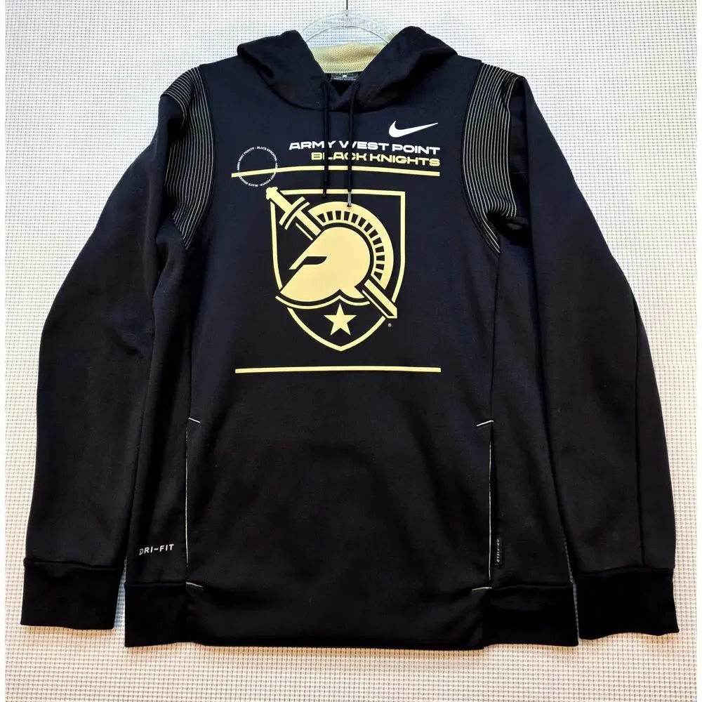 Men's Nike Army West Point Black Knights Dri-Fit Pullover Hoodie Size Small